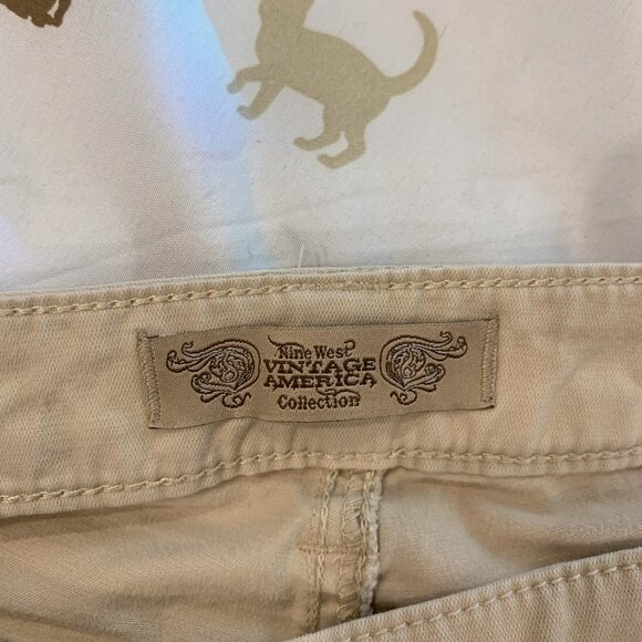 Nine West Vintage America Collection Khaki Size 12/31 - Picture 2 of 4